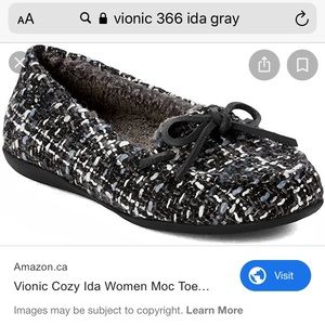 Vionic cozy slippers